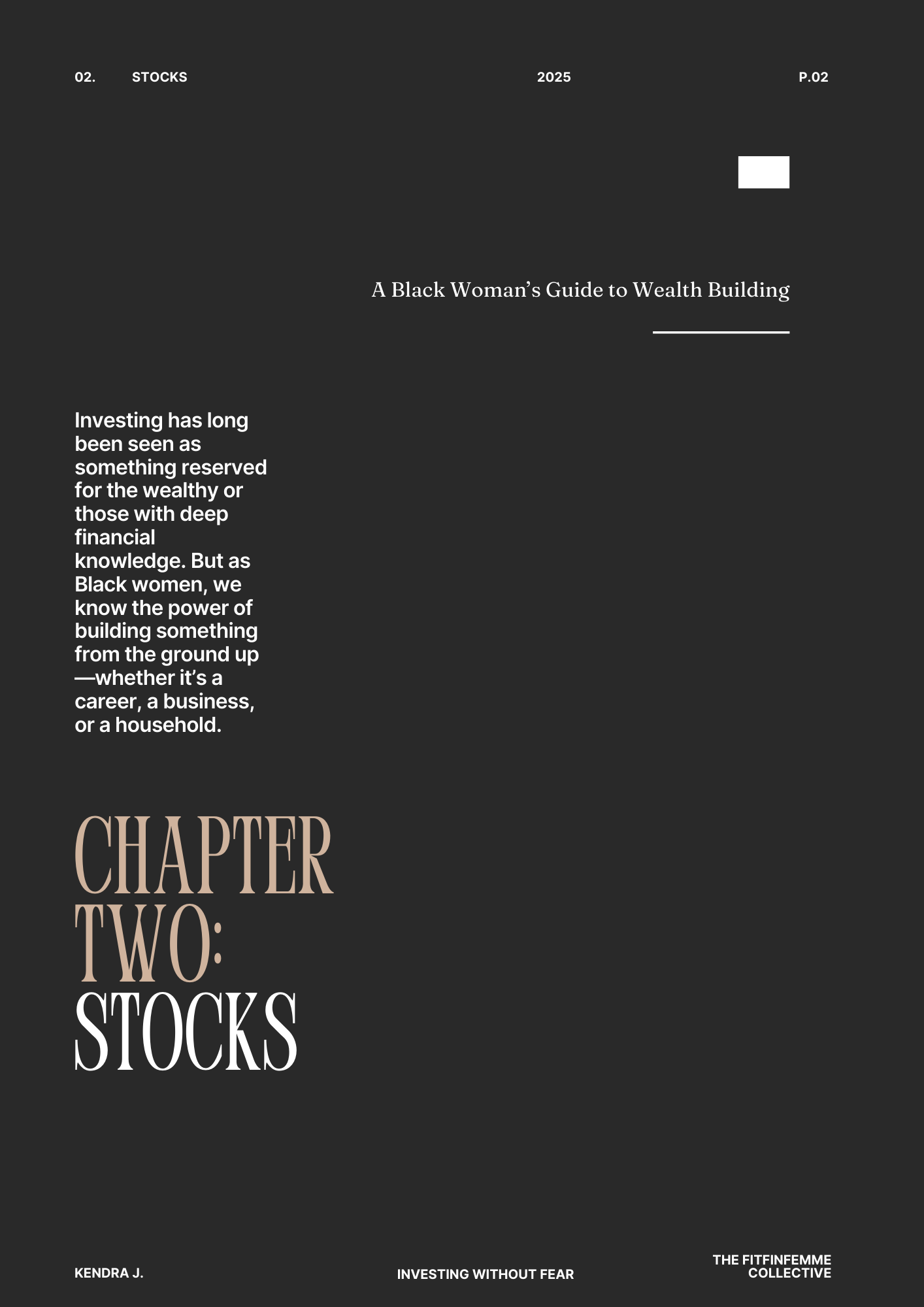 Investing Without Fear: A Black Woman's Guide to Building Wealth